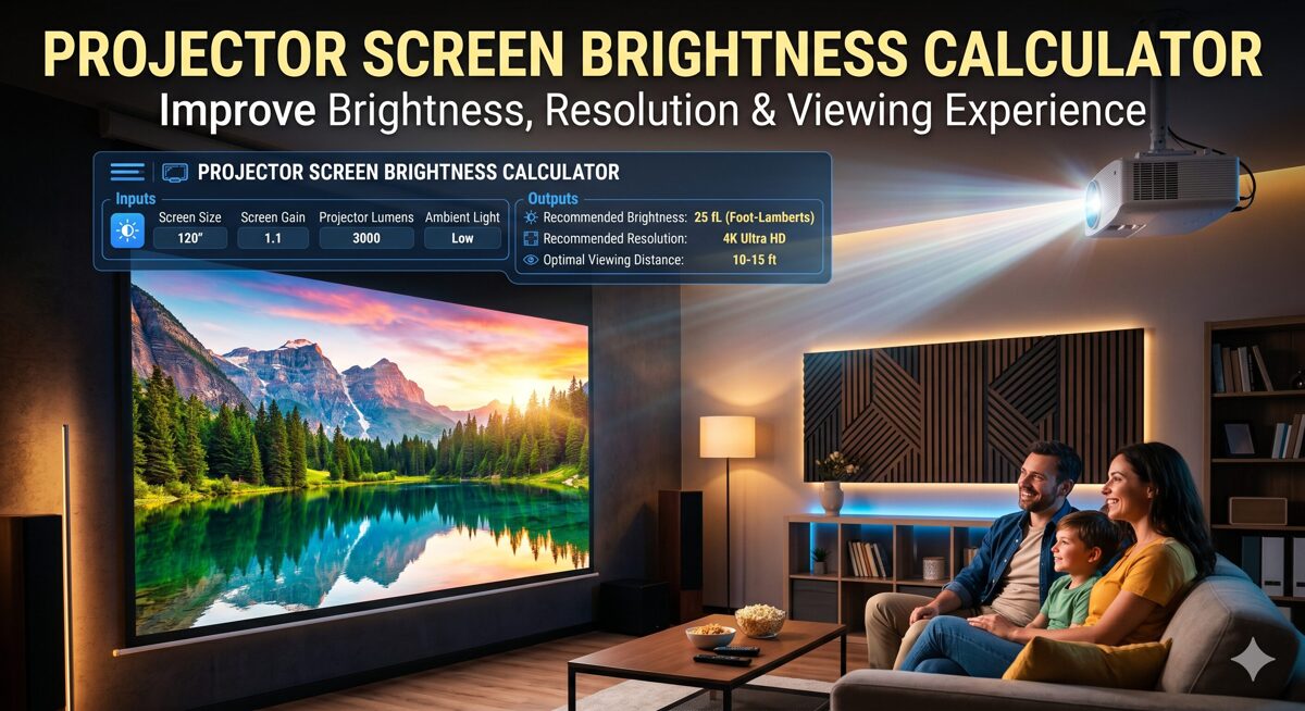 Projector Brightness Calculator for Better Viewing Quality