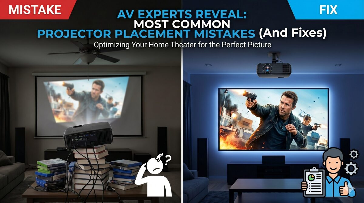 AV Expert Reveals Common Projector Placement Mistake