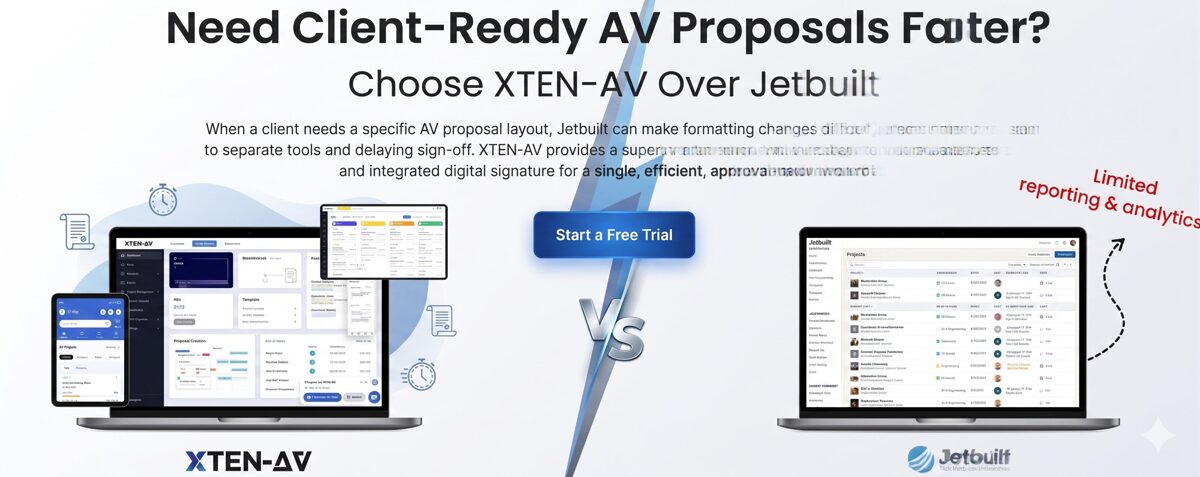 XTEN-AV vs Jetbuilt: Feature-by-Feature Comparison for AV Project Automation – Blog