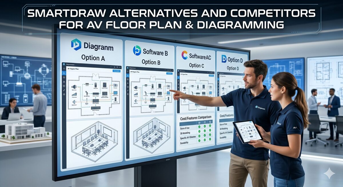 Top Software Like SmartDraw for AV Floor Plans, Schematics & Rack Diagrams – Blog