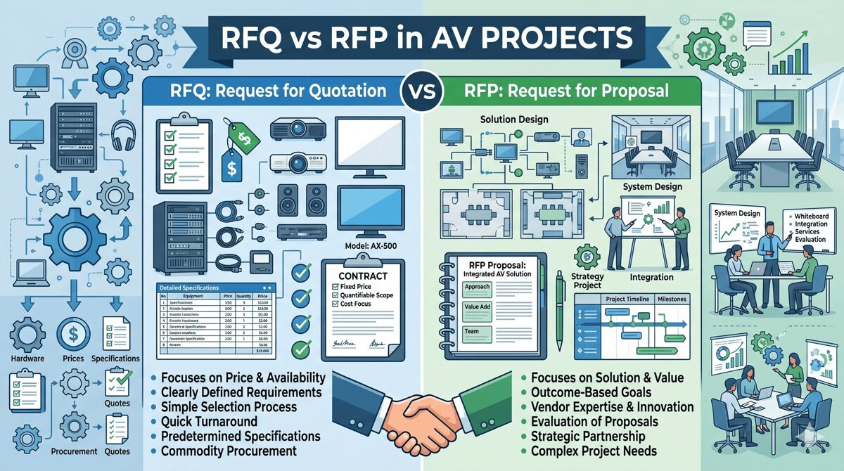 RFQ vs RFP: Procurement Best Practices for AV Integrators – Blog